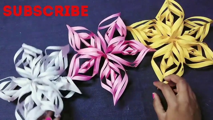 How to make paper Beautiful flower : DIY CHART PAPER FLOWER DESIGN