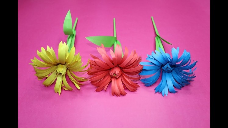 How to Make Paper Flowers Step by Step | Easy Flower Making | How to Make 20 Different Paper Flowers