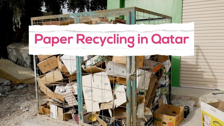 How to recycle paper in Qatar