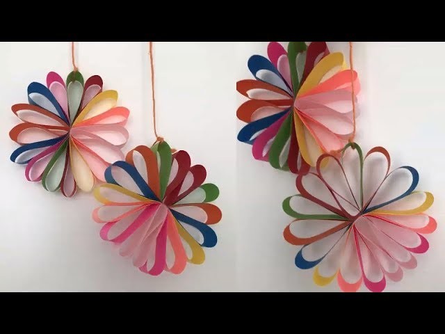 Multi Colored Hanging Paper Circle For Christmas DIY. KOMPI ART