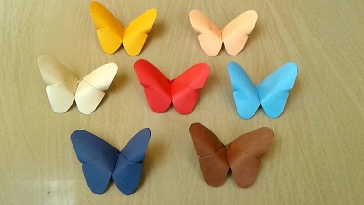 Origami Butterfly- Paper Ceaft || Fold a butterfly out of paper-DIY wall&Room Decor
