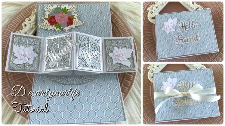 Pop Out Card Tutorial feat Spellbinders Amazing Paper Grace Die of the Month Club April 2019