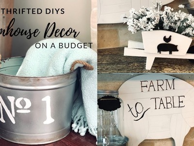Thrift Store Makeovers|Farmhouse DIY Room Decor on a Budget!