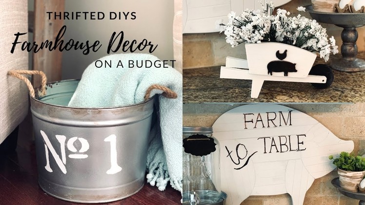 Thrift Store Makeovers|Farmhouse DIY Room Decor on a Budget!