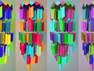 WOW !!! Easy and Simple Paper Wall Hanging || DIY Jhumar