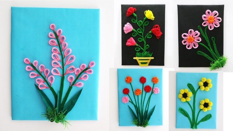 5 Best DIY Room Decorating Ideas || wool wall handing idea || art and craft
