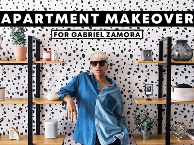 APARTMENT MAKEOVER for Gabriel Zamora + DIY Dalmatian Wall. Lone Fox