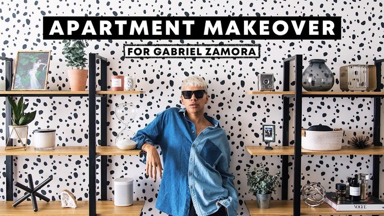 APARTMENT MAKEOVER for Gabriel Zamora + DIY Dalmatian Wall. Lone Fox