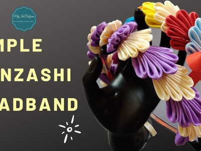 D.I.Y. Kanzashi Grosgrain Headband | MyInDulzens