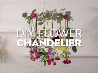 DIY Flower Chandelier | Made By Me Garden | Better Homes & Gardens