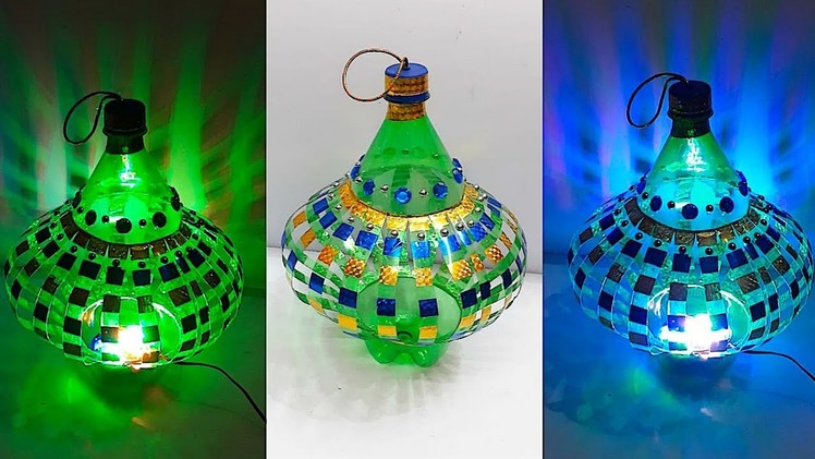 DIY - Lantern.Tealight Holder from Waste plastic bottle at home| DIY Home Decorations Idea