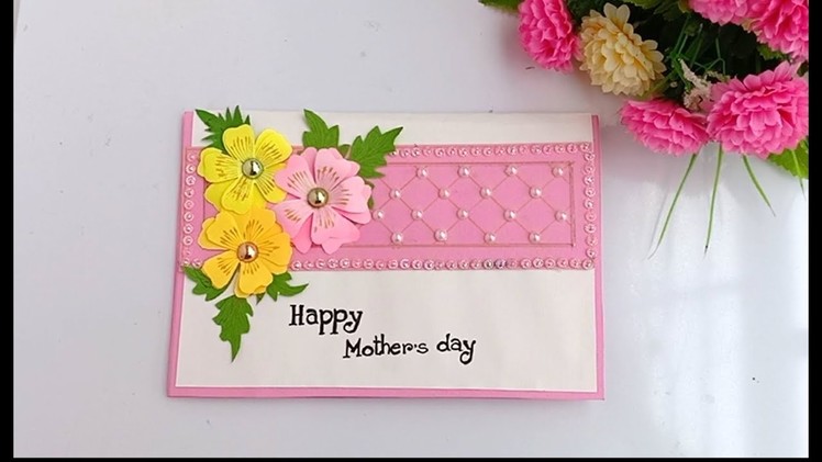 DIY Mother's Day card. Mother's Day  card making. balloon card for Mom