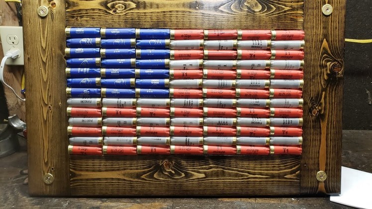 DIY shotgun shell American flag (how to)
