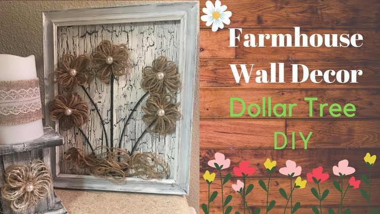 Dollar Tree Farmhouse DIY|Crackled Wall Decor|Farmhouse Wall Decor|Dollar Tree