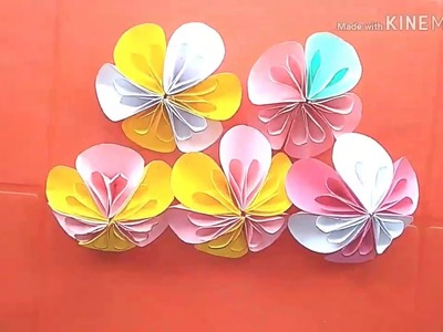How to make beautiful flowers.blumen Aus Papier.Notizztted DIY