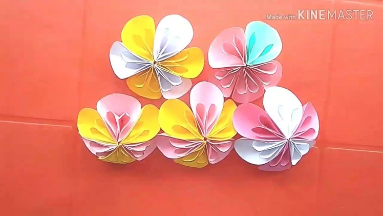 How to make beautiful flowers.blumen Aus Papier.Notizztted DIY