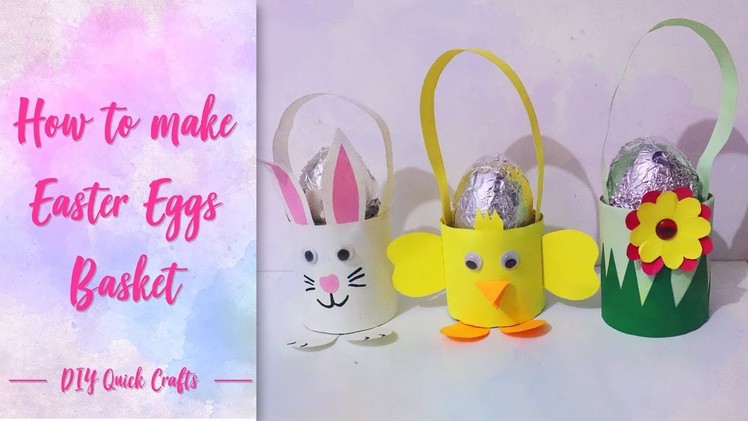 How to make Easter Day Eggs Basket | diy kids crafts |DIY crafts tutorial by diy quick crafts