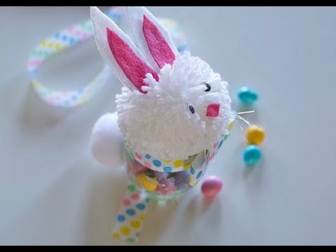 DIY Easter Bunny Candy Jar