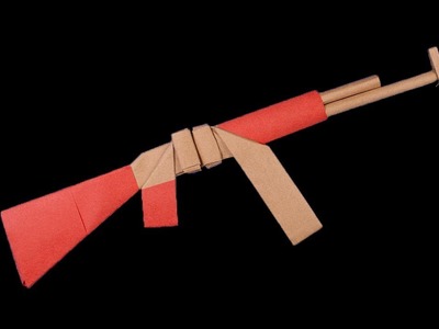 Easy #Origami Paper #Gun #AK47