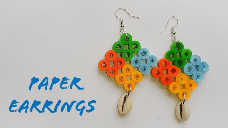 Easy Quilling Paper Earrings | The Best Crafts