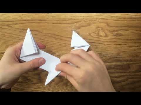 How to make a ninja star-A4 | Origami