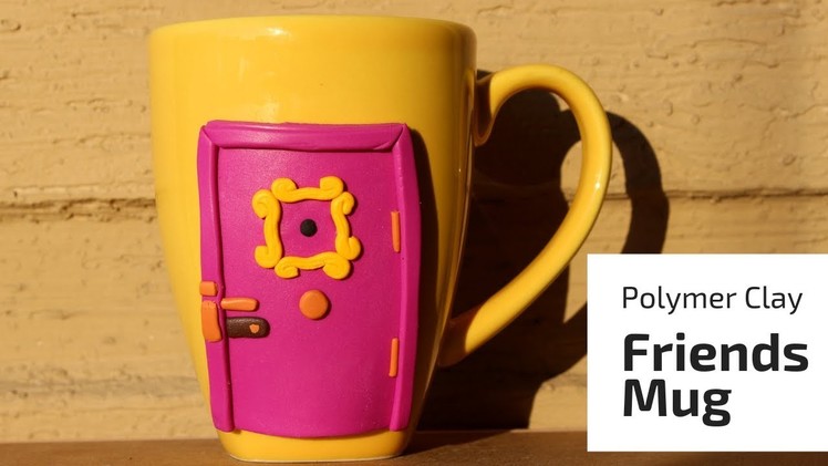 How-to make Friends mug | Polymer clay tutorial