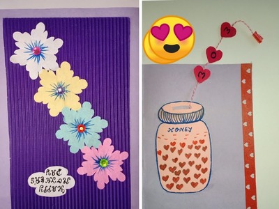 Mother's Day Special Card. DIY Mother's Day Card. Mother's Day Love Card.a Jar Card for Mom