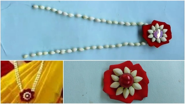 Real flower jewelry making for functions | Fresh flower chain