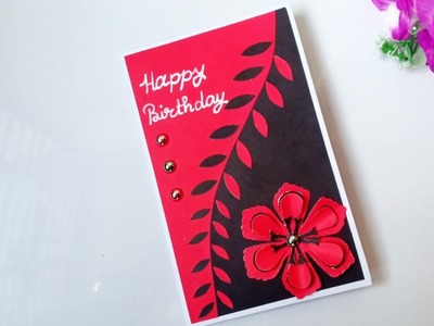 Beautiful Handmade Birthday card.Birthday card idea.
