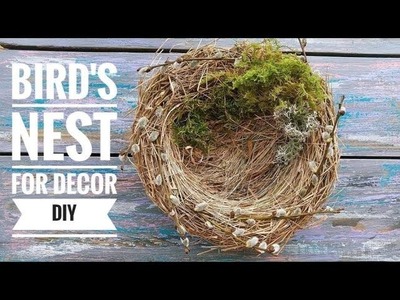 Bird's Nest DIY for Easter decor ❀