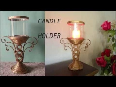 DIY Beautiful Candle Lamp