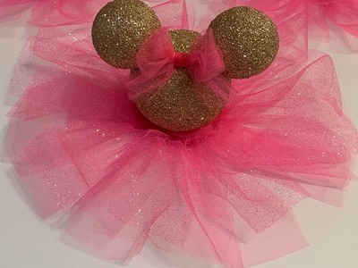 DIY Minnie Mouse centerpiece!