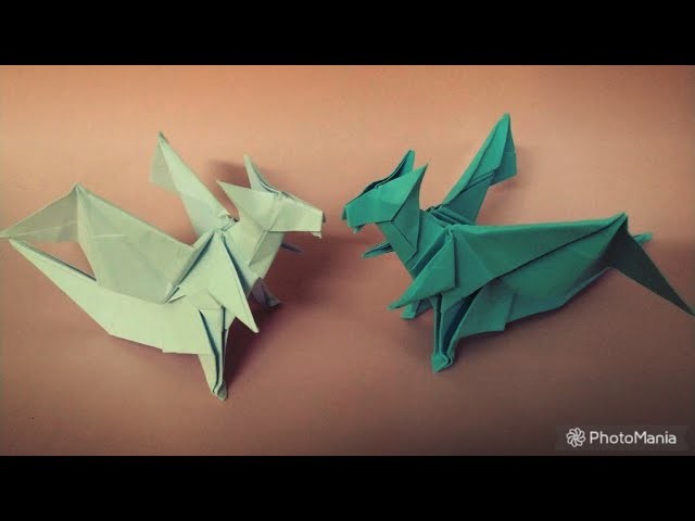 How to create an origami dragon #2
