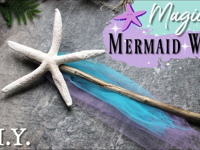 How to Make a Magical Mermaid Wand! ♥ STARFISH WAND TUTORIAL ♥ Quick and Easy DIY for Mermaid Party
