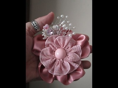 Pink Shabby-Chic Flower Tutorial - jennings644