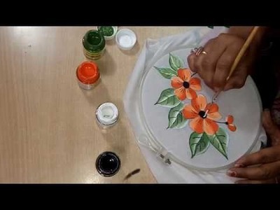 Table Cloth And Cushion Cover Designs | Fabric Painting Tutorial | Kamakshi Arts And Crafts