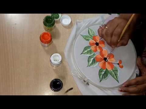 Table Cloth And Cushion Cover Designs | Fabric Painting Tutorial | Kamakshi Arts And Crafts