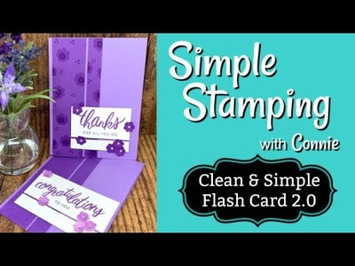 Clean & Simple Flash Card 2.0 | Simple Stamping