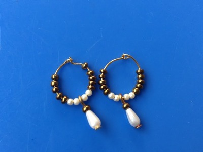 Easy seed bead earrings