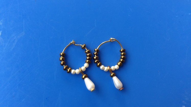 Easy seed bead earrings