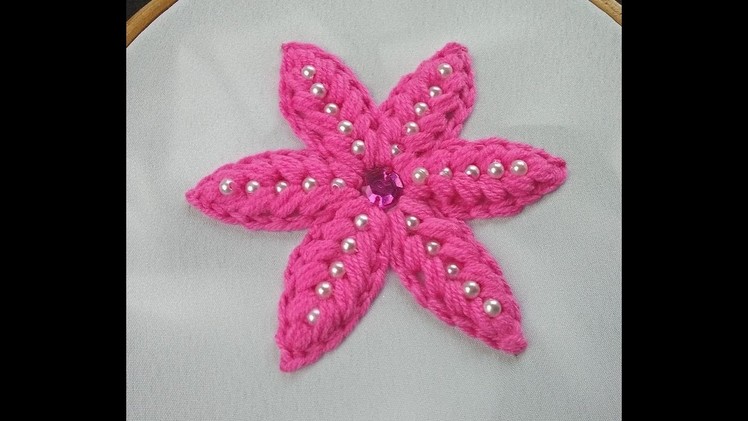 Hand Embroidery | Fantasy Flower Stitch | Fantasy Flower Embroidery |Easy Flower Embroidery Tutorial