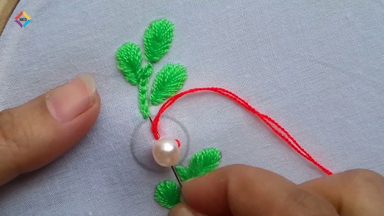 Hand embroidery simple & easy flower making tutorial.