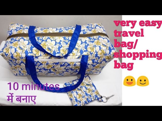 Handmade handbag cutting and stitching.travel bag. zipper bag.shopping bag.grocery bag