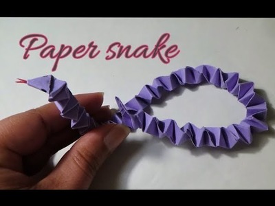 How to make a paper snake
