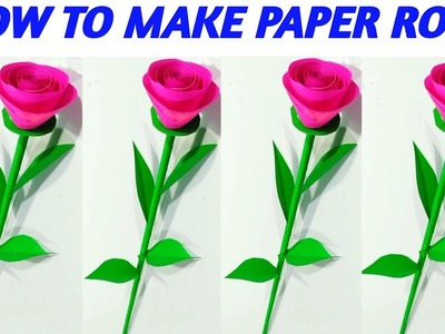 Easy How To Make Origami Rose Very Easy Rose Making