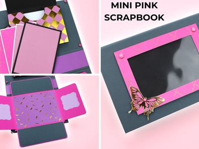 MINI PINK SCRAPBOOK ALBUM | SCRAPBOOK IDEAS