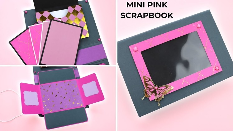 MINI PINK SCRAPBOOK ALBUM | SCRAPBOOK IDEAS