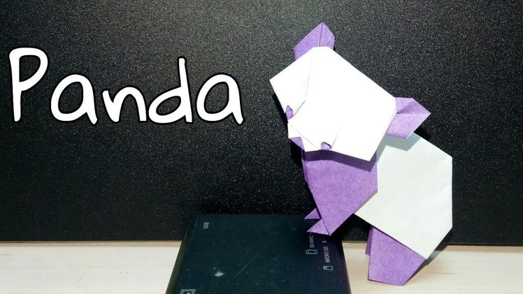 Origami Panda by Kunihiko Kasahara - Origaminhkhanh