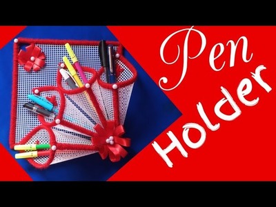 Pen Holder With Mate (Plastic Net)