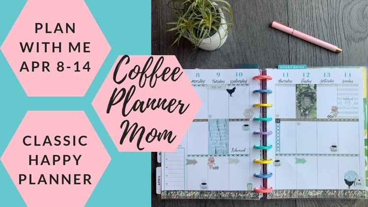 Plan With Me: April 8-14 in MAMBI Classic Happy Planner